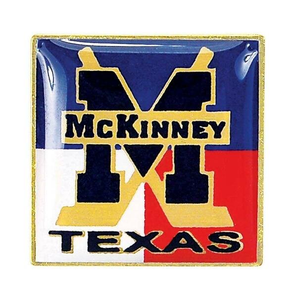 1.25 in. Square Vibraprint Lapel Pins, Black, Simba, Mfr#: EXPRESS-SP154